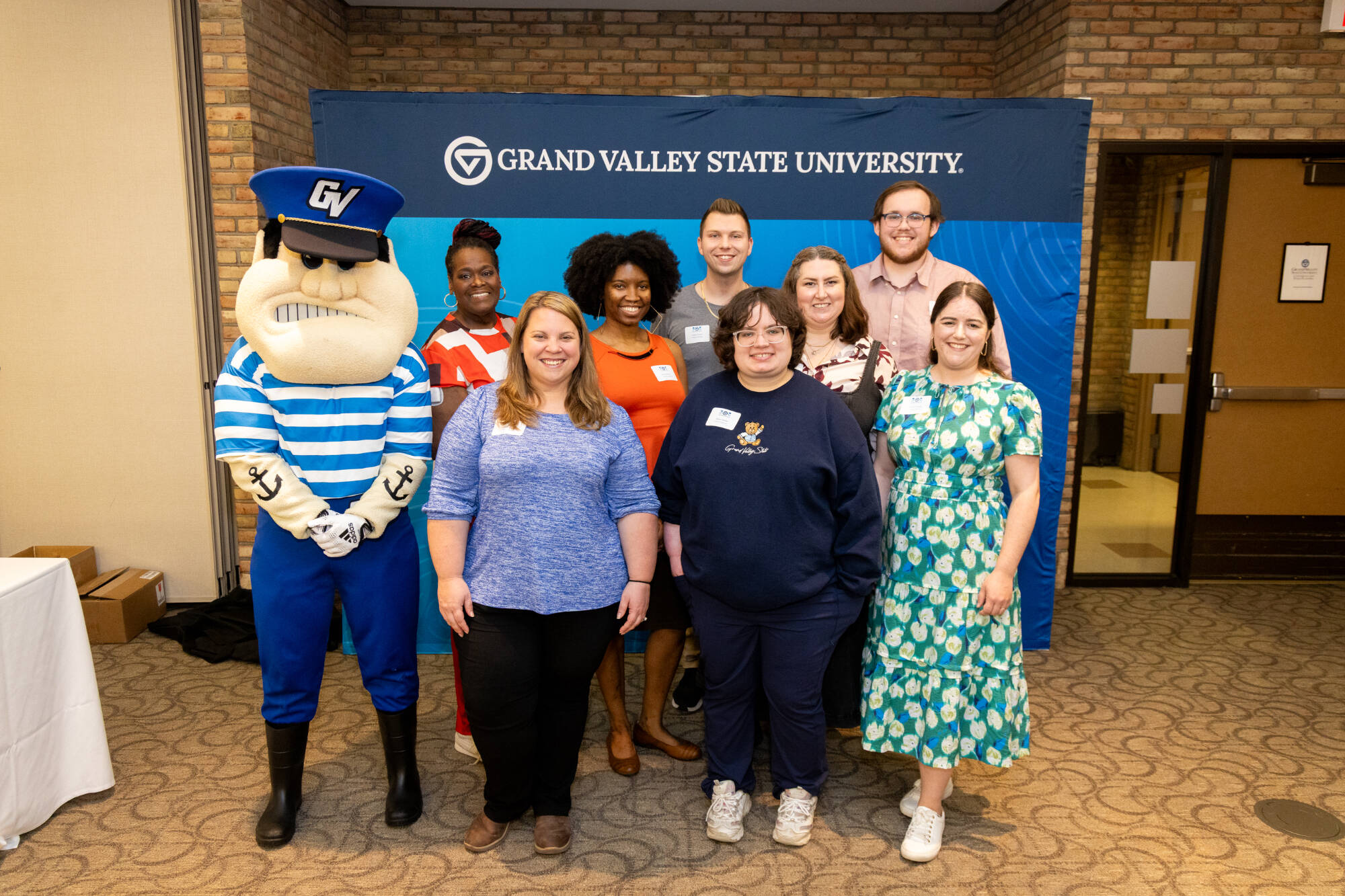 Members of the PSSDC with Louie The Laker at the 2026 Appreciation Celebration